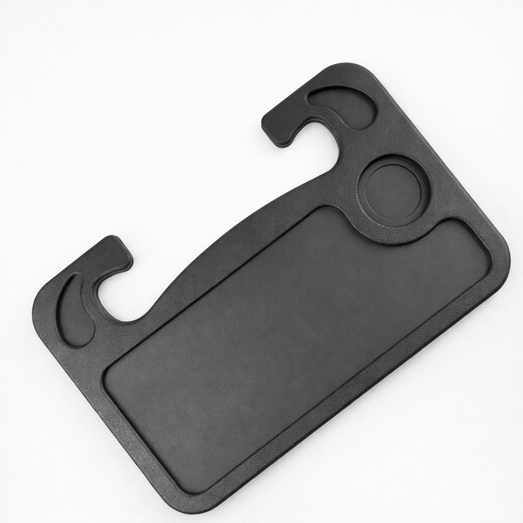 Steering Wheel Laptop & Food Tray – Portable Car Desk with Cup Holder